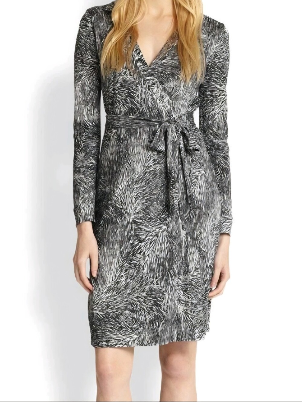 Diane von Furstenberg Silk Jersey Wrap Dress ASO Gilmore Girls Size 8